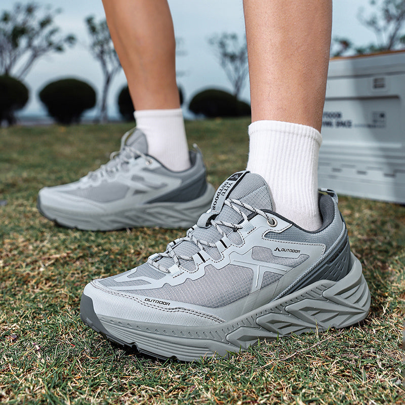 Gray Lightweight Outdoor Casual Sneakers A88