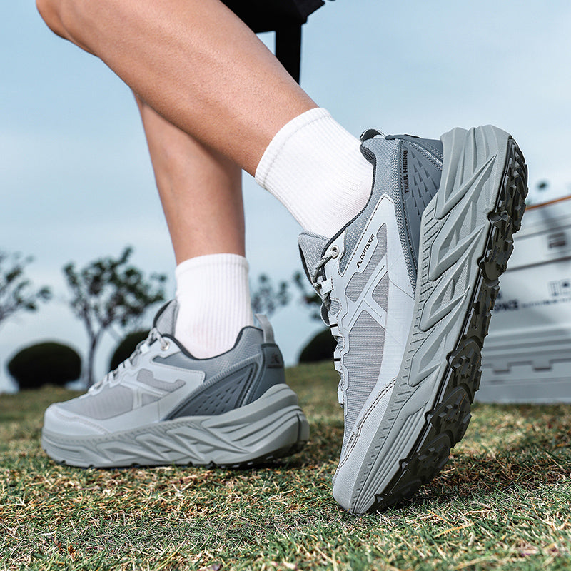 Gray Lightweight Outdoor Casual Sneakers A88
