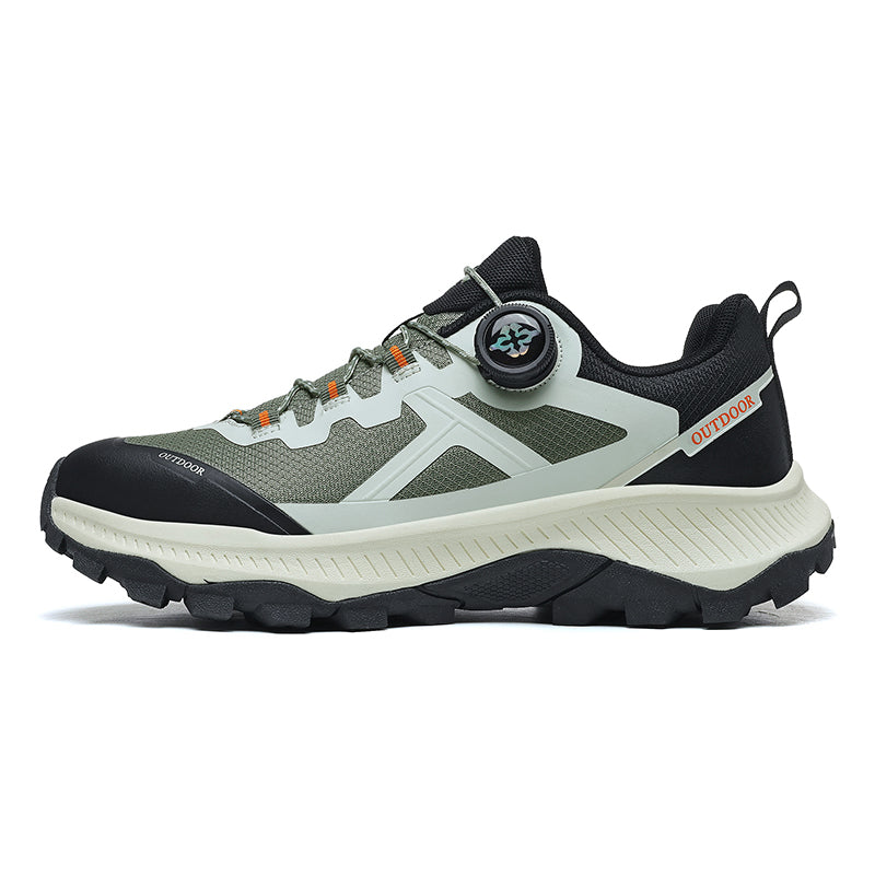 Green Water-Resistant Hiking Shoes A627