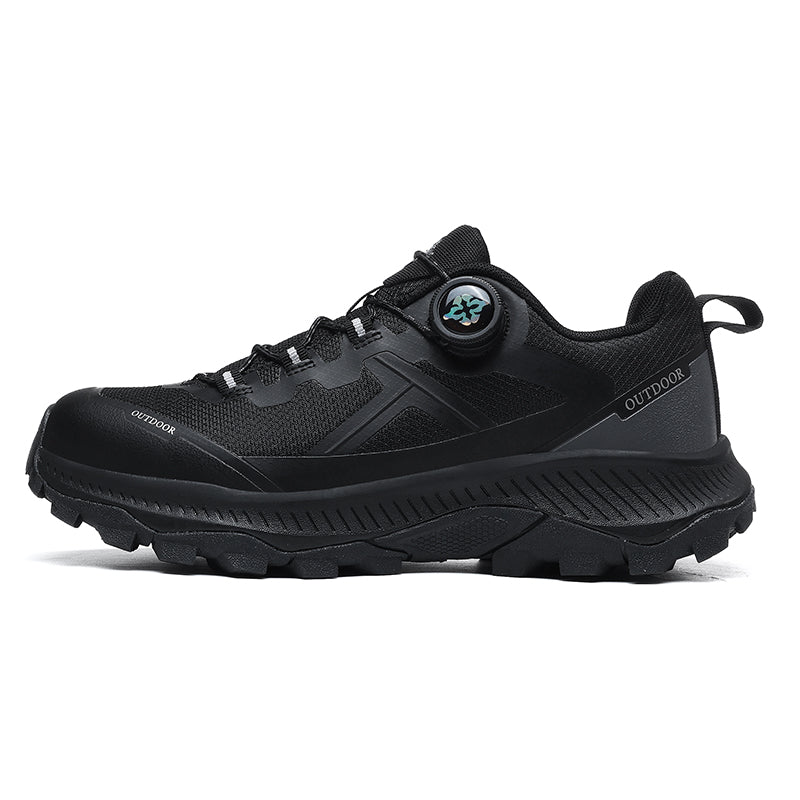 Black Water-Resistant Hiking Shoes A627