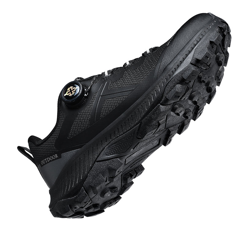 Black Water-Resistant Hiking Shoes A627